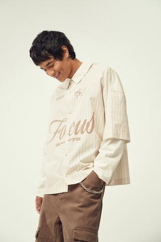 Layered Long Sleeve Shirt