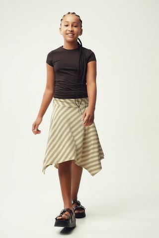 Asymmetrical Midi Skirt