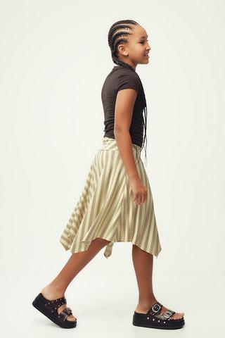 Asymmetrical Midi Skirt