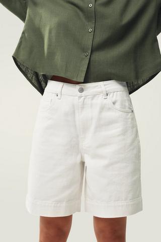 Denim Bermuda Shorts