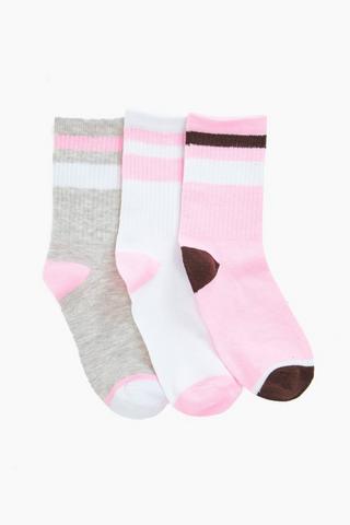 3 Pack Anklet Socks