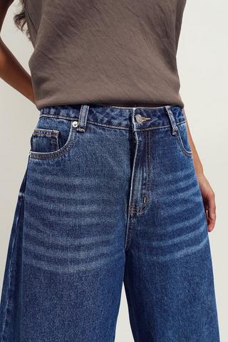 Barrel Turn Up Denim