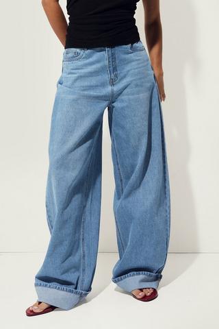 Barrel Turn Up Denim