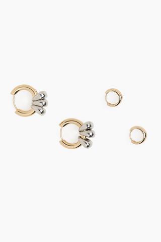 2 Pack Hoop Earrings