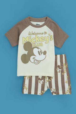 Mickey Mouse T-Shirt And Shorts Set