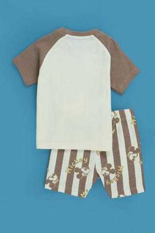 Mickey Mouse T-Shirt And Shorts Set