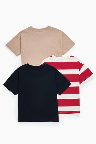 3 Pack Short Sleeve T-Shirts