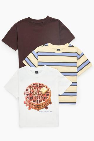 3 Pack Short Sleeve T-Shirts