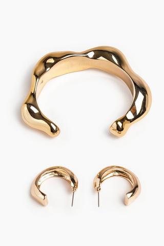 Earrings And Bracelet Set
