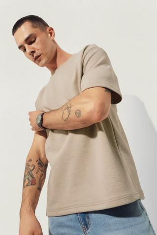 Relaxed Textured T-Shirt