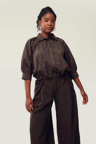 Bubble Hem Shirt