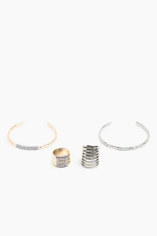 Bracelets And Rings Set