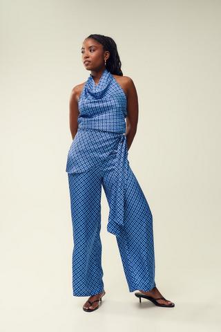 Layered Wide Leg Pants