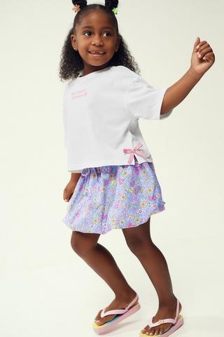Bubble Hem Skirt