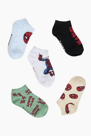 Spider-Man 5 Pack Socks