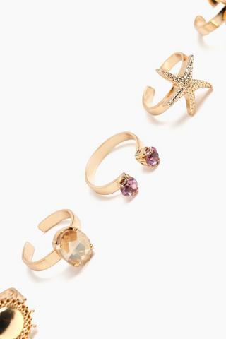 5 Pack Toe Rings