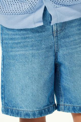 Denim Bermuda Shorts
