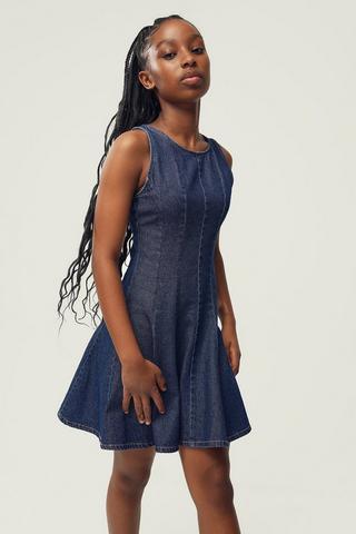 A-Line Denim Dress