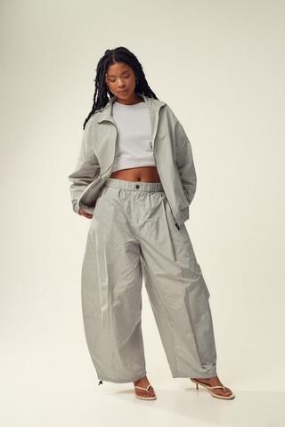 Check Parachute Pants