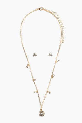 Earrings And Necklace Set