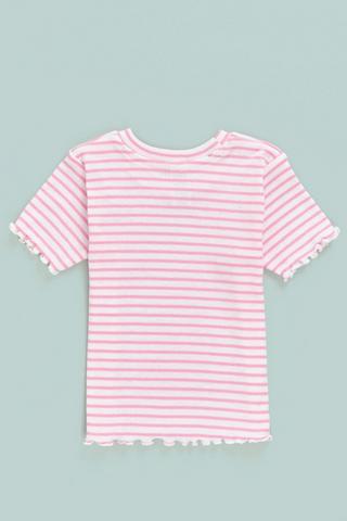 Stripe Ribbed T-Shirt