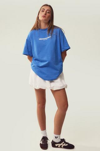 Bubble Hem Mini Skirt