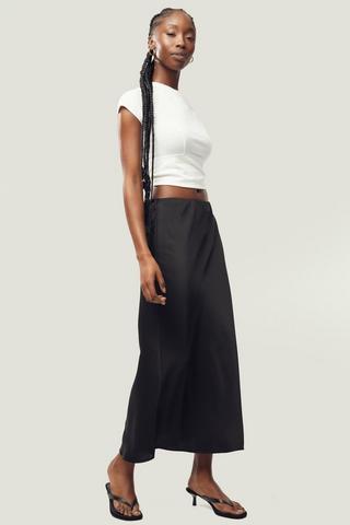 Satin Slip Skirt