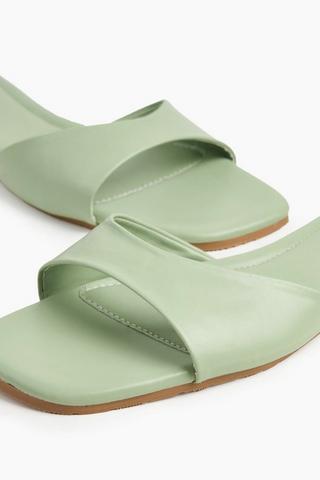 Curved Strap Sandal