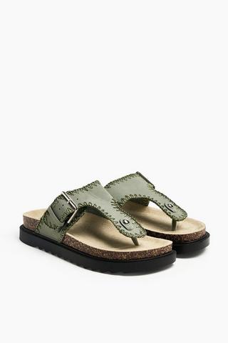 Platform Thong Slides