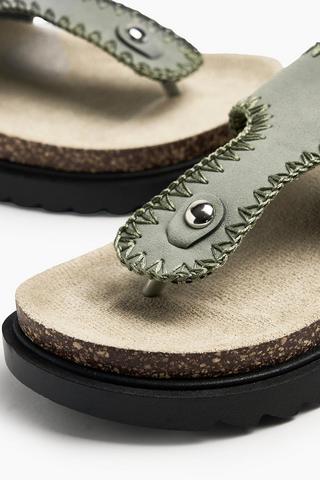 Platform Thong Slides