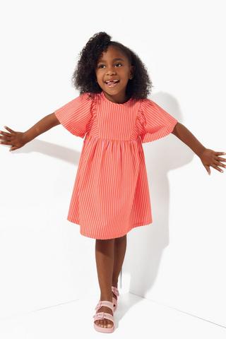 Stripe Babydoll Dress