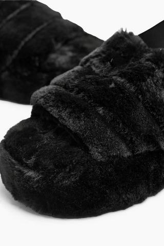 Slingback Fluffy Slipper
