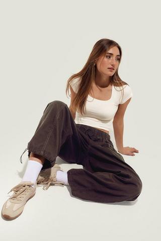 Baggy Barrel Pants