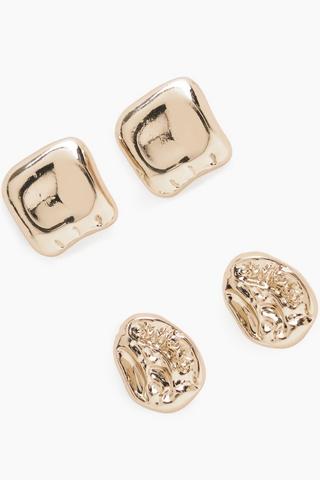 2 Pack Stud Earrings
