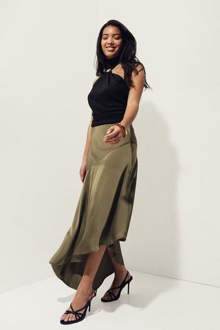 Asymmetrical A-Line Skirt