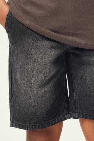 Pull On Denim Shorts