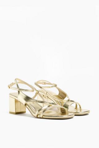 Multi Strap Block Heel
