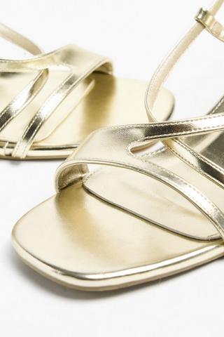 Multi Strap Block Heel