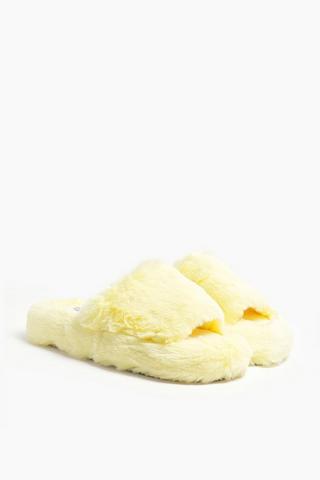 Platform Fluffy Slipper
