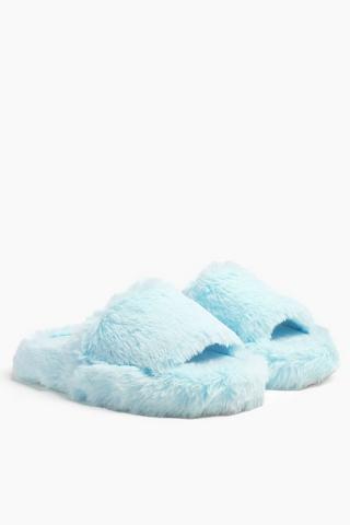 Platform Fluffy Slipper