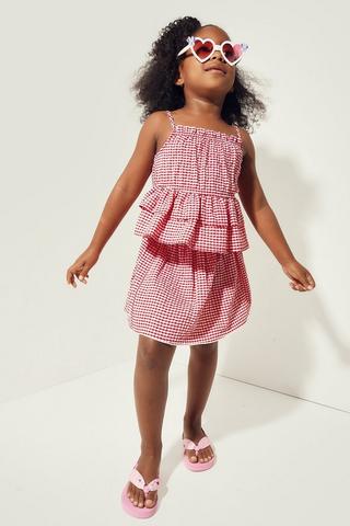 Gingham Skirt