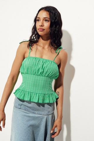Gingham Cami Top