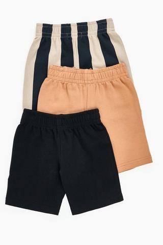 3 Pack Bermuda Shorts