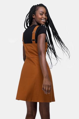 Button down best sale pinafore dress