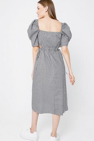 Puff Sleeve Maxi Dress