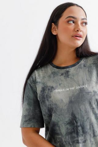 Tie Dye T-shirt Dress