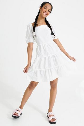 Tie Back Trapeze Dress