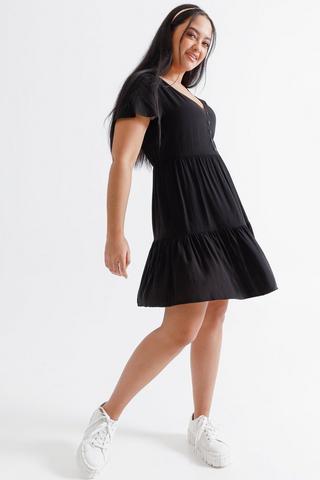 bb dakota black dress BB Dakota Women's Faux Way Out Dress