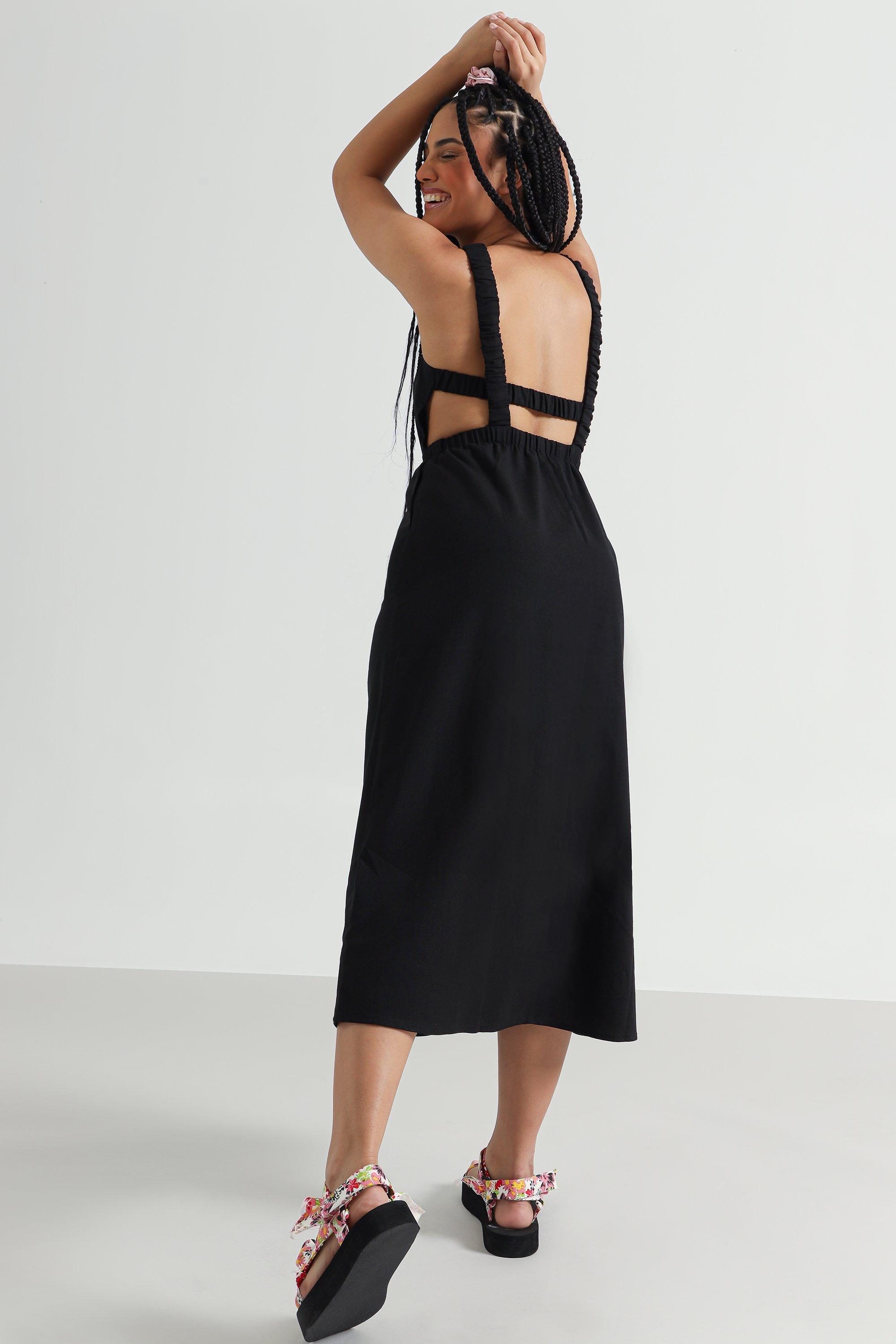 Cut Out Midi Dress