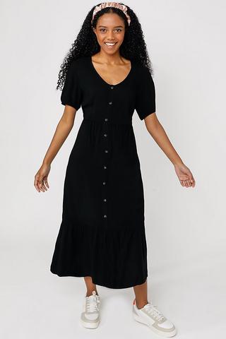 Button down fit and best sale flare dress